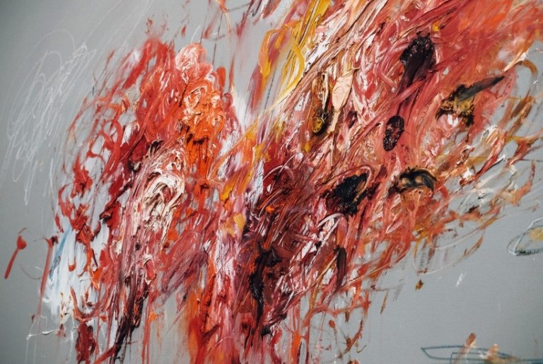 Cy Twombly echibition at Centre Pompidou